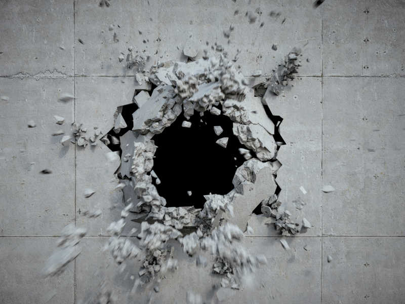 Destroy hole