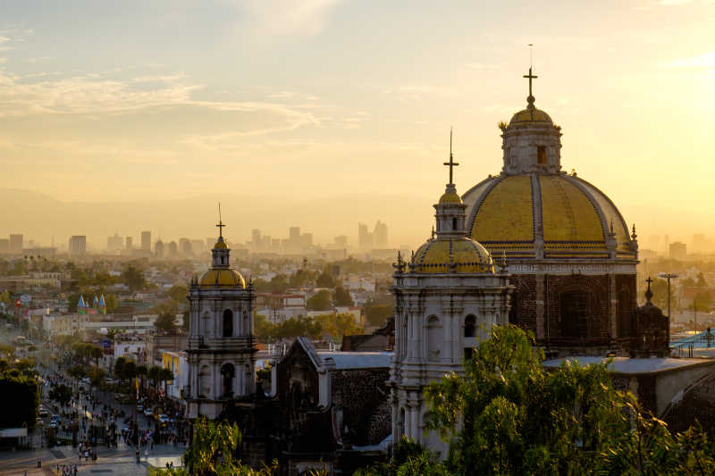 墨西哥城大教堂风景