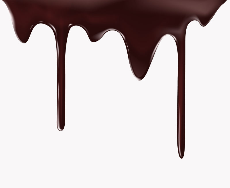 矢量巧克力酱图片-抽象矢量巧克力插图背景素材-高清