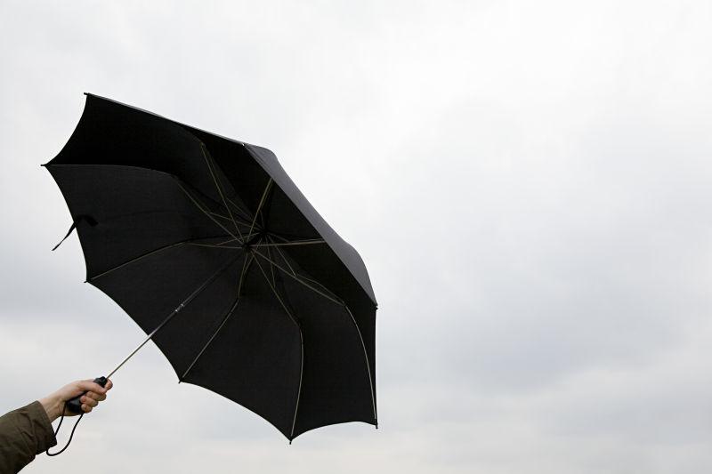 图片 成为一个不同的商人概念  白色雨伞在风暴中图片id: 556844