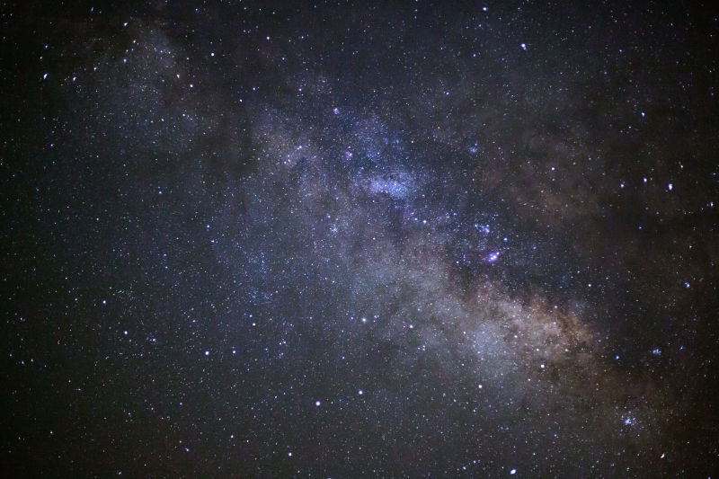 夜晚的银河