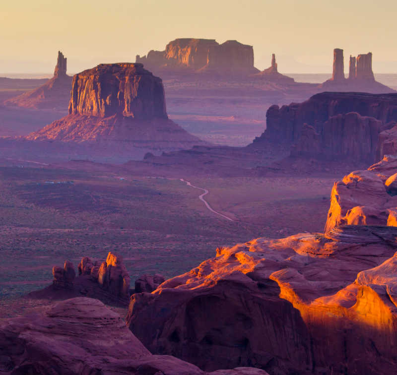 美国纪念碑谷风景