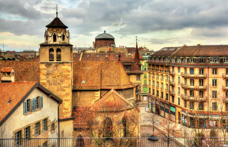 瑞士日内瓦古老建筑