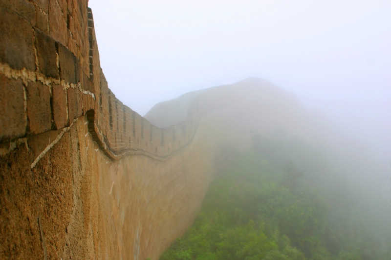 雾里的万里长城
