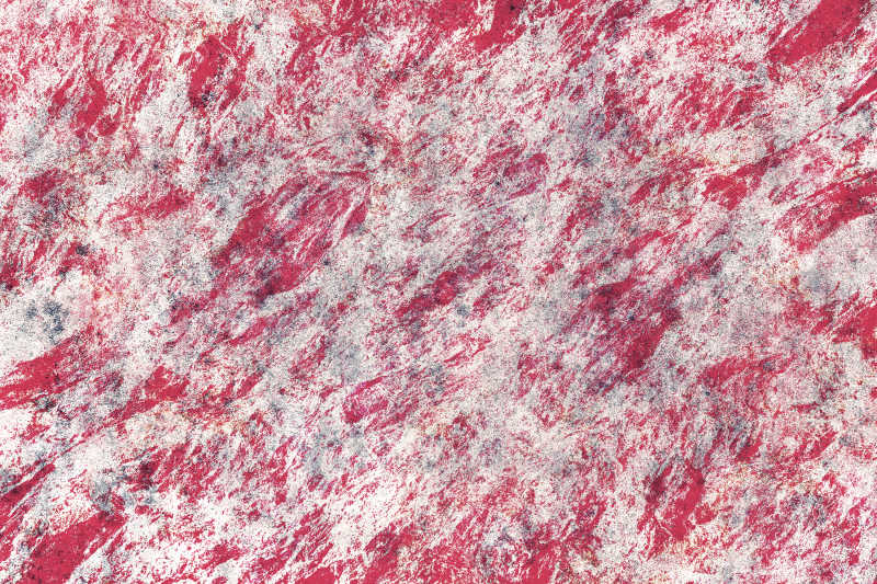 红白纹理水彩画