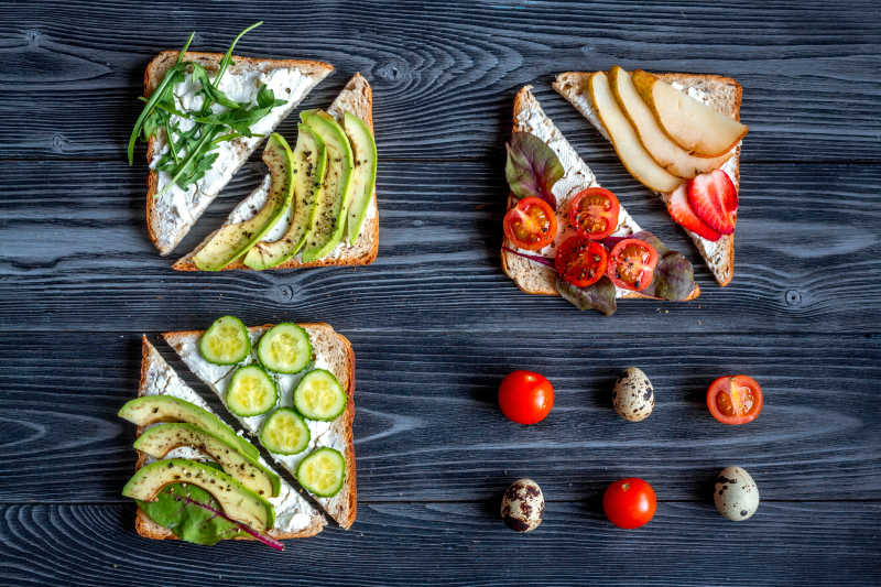 健康自制三明治