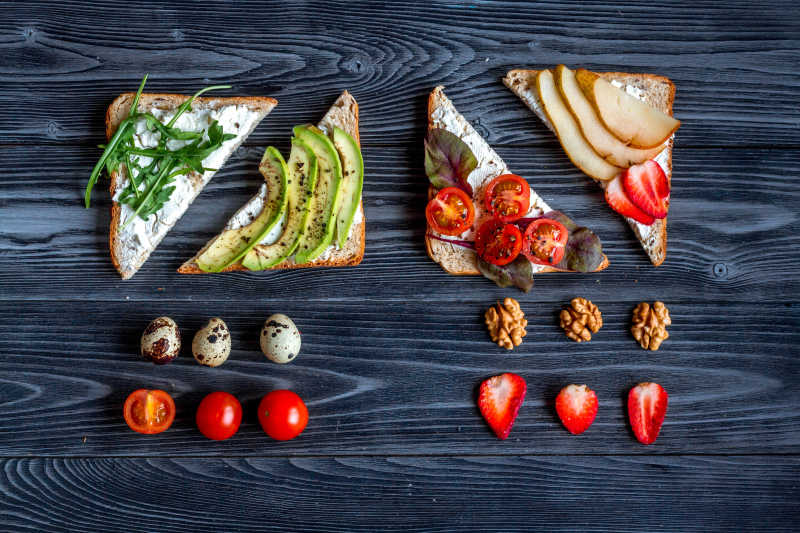 自制的健康三明治