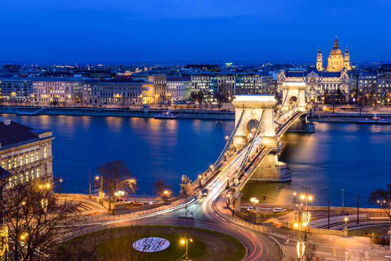 布达佩斯全景与链桥