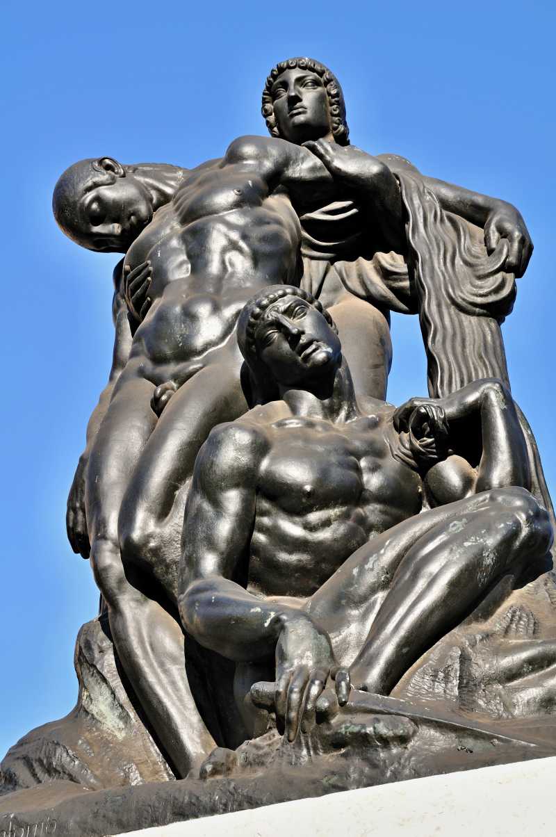 西班牙街头人体艺术雕塑