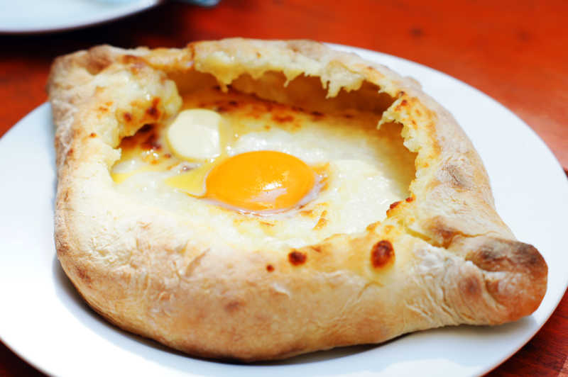 格鲁吉亚奶酪面包 khachapuri