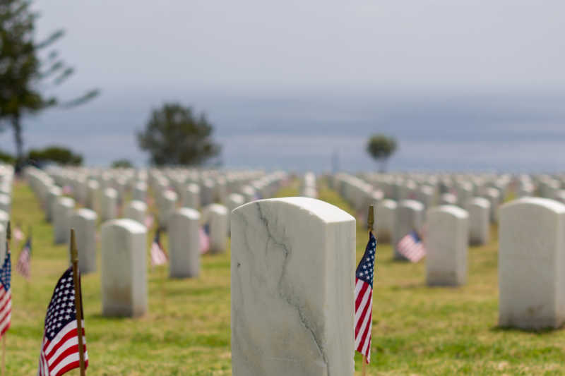 罗斯克兰斯堡国家公墓洛马的阵亡将士纪念日