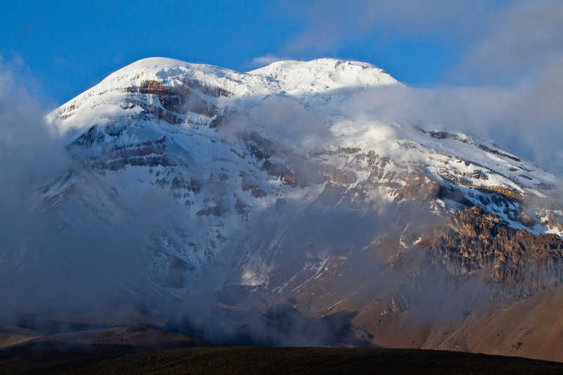厄瓜多尔最高的山峰钦博拉索山