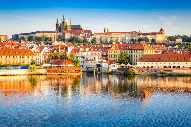 布拉格捷克共和国城堡独特风景