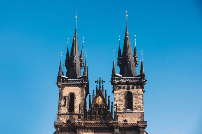 在欧洲布拉格的大教堂
