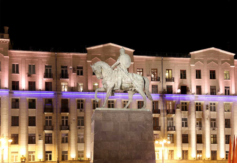 莫斯科俄罗斯雕像