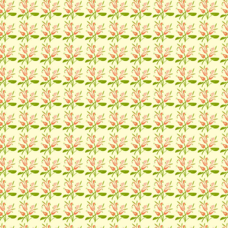 花卉无缝墙纸背景