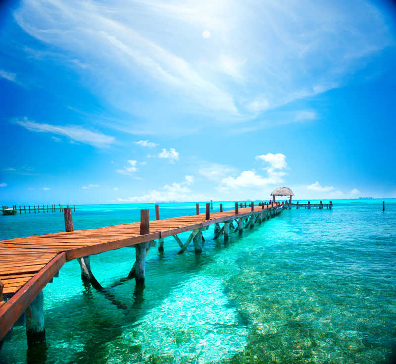 异国情调热带自然海滩