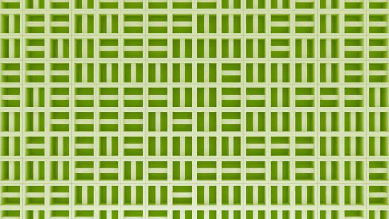 抽象图案的背景由具有内部结构的立方体随机旋转制成