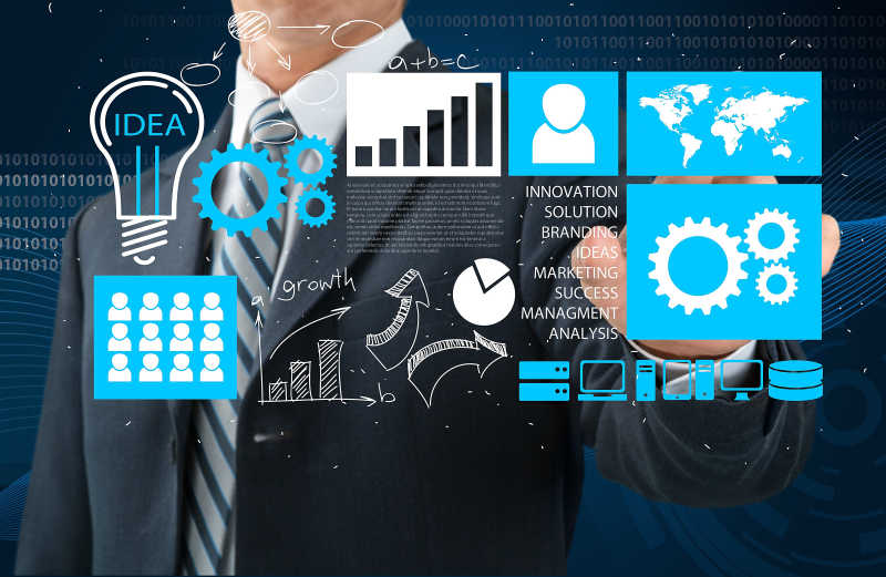 商人手指技术创新触摸屏概念