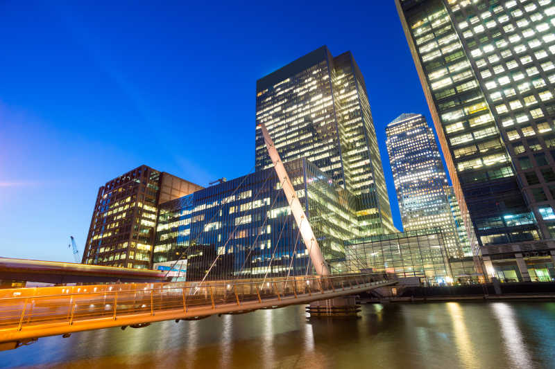 英国伦敦的办公大楼