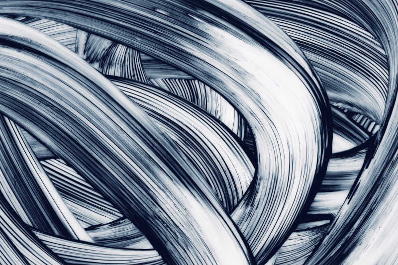 曲线笔画手绘背景