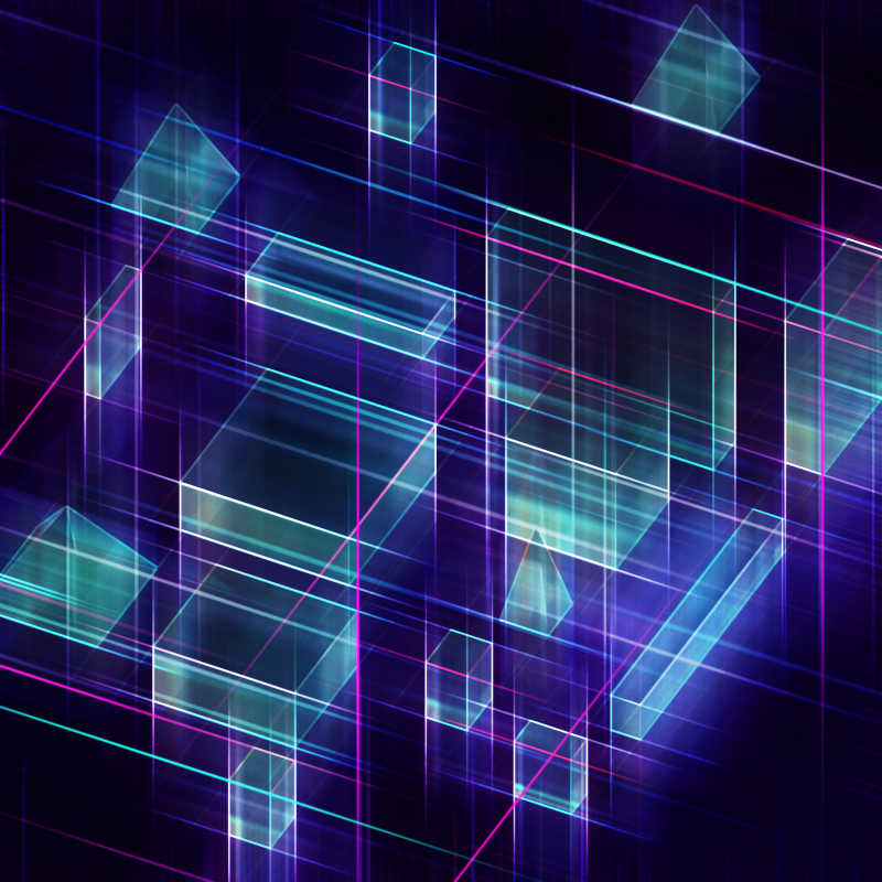 三维抽象的物体背景