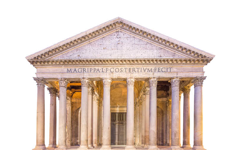 罗马万神殿图片 罗马万神殿正面特写素材 高清图片 摄影照片 寻图免费打包下载