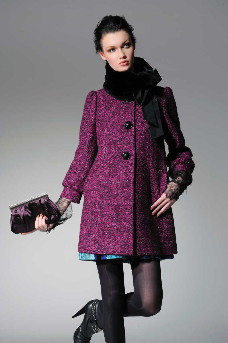 秋冬季节服装模特特写