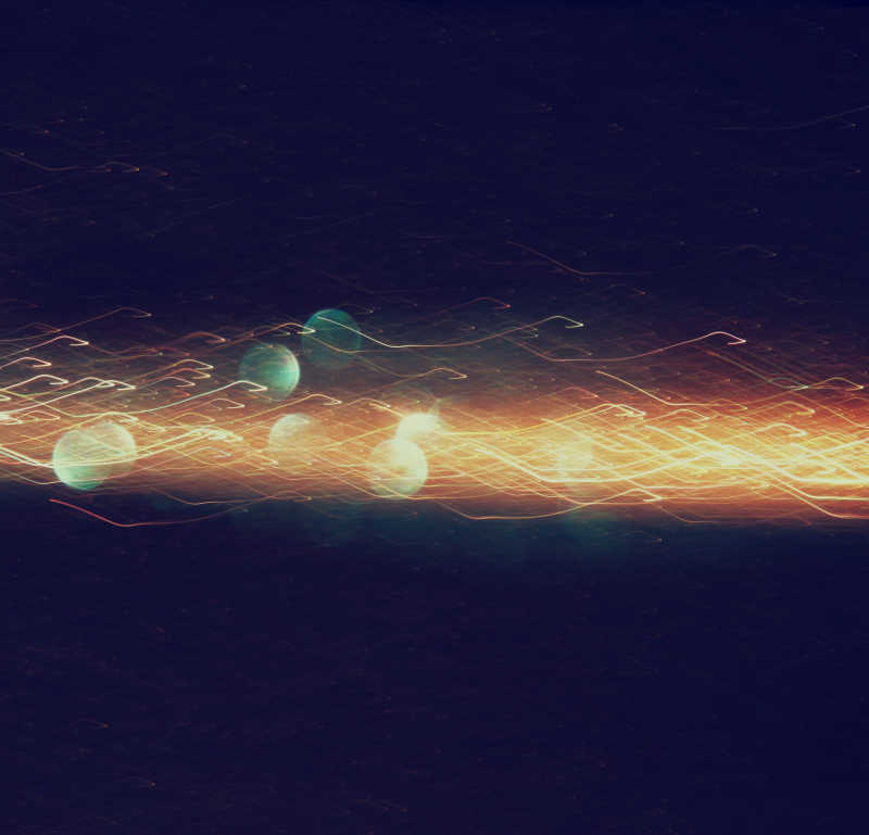 复古背景的灯光闪烁