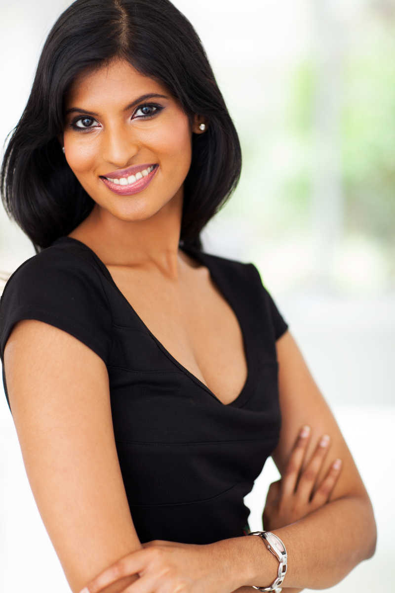 年轻漂亮的印度美女