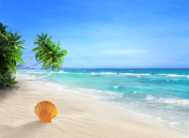 热带海滩风景壁纸