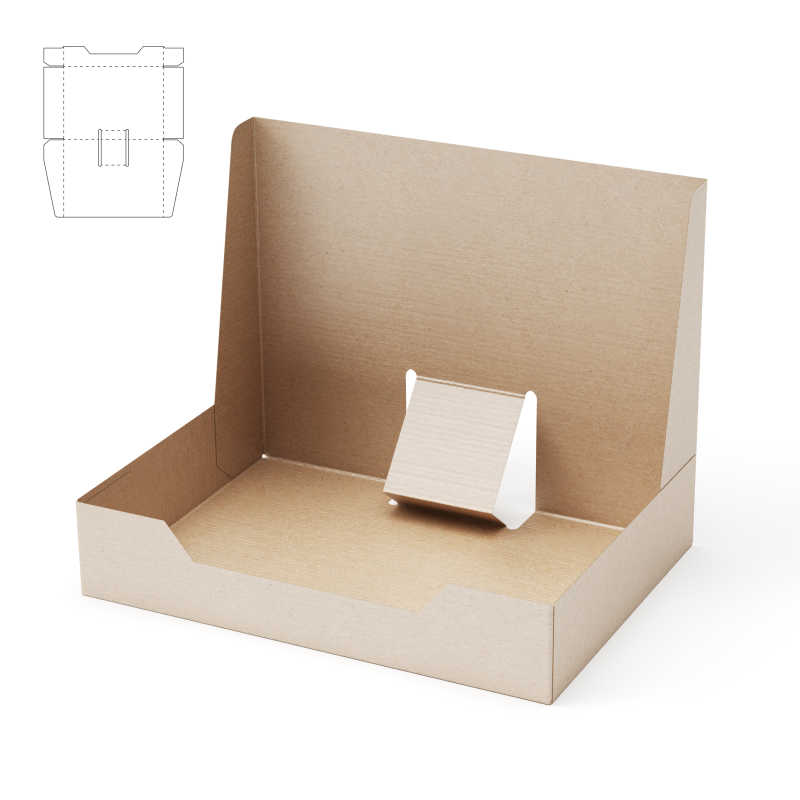 一个模板的切割站架盒