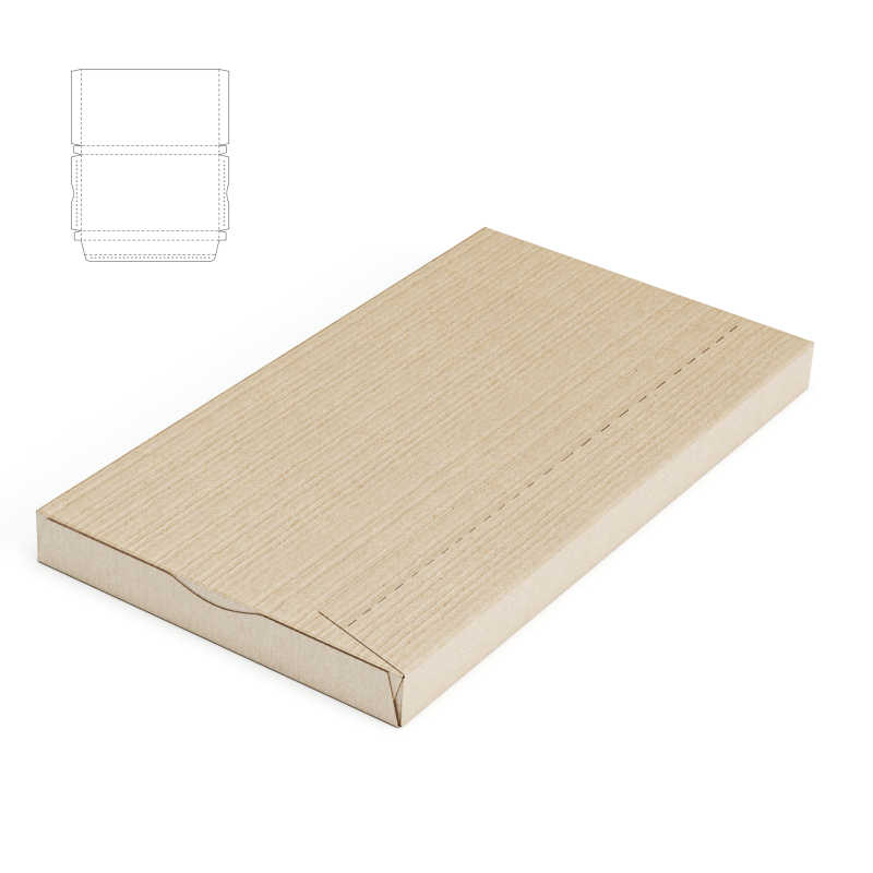 带有模切模板的细长装运箱