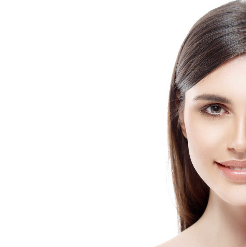 美女半边脸特写镜头性感性感