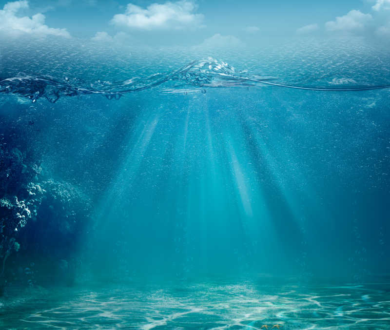 海洋背景图片 蓝色海洋背景素材 高清图片 摄影照片 寻图免费打包下载