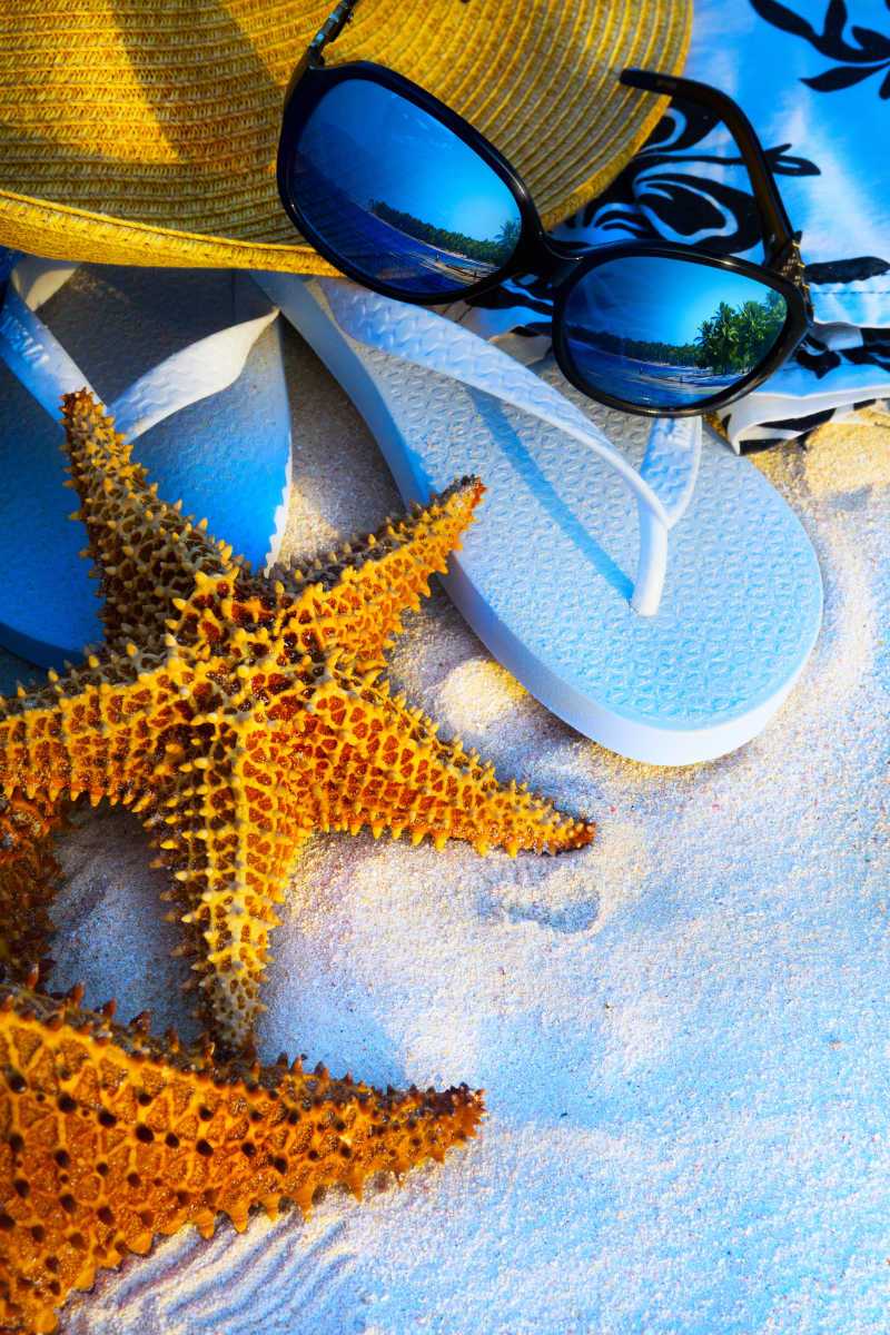 艺术沙滩概念旅游