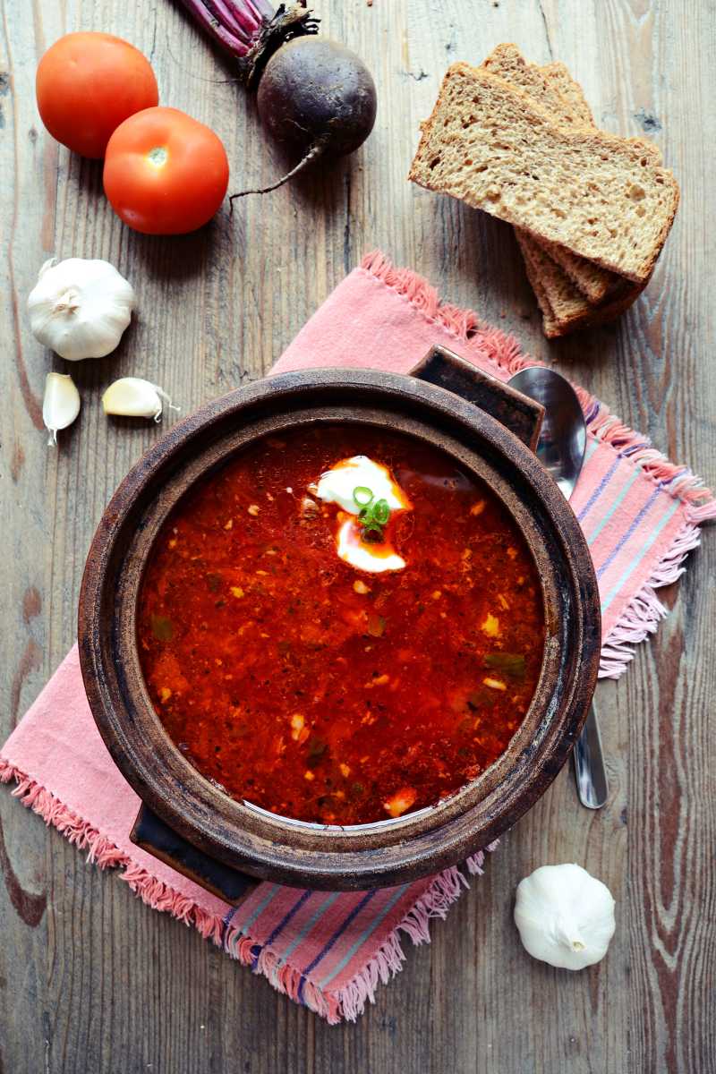 木板上的罗宋汤