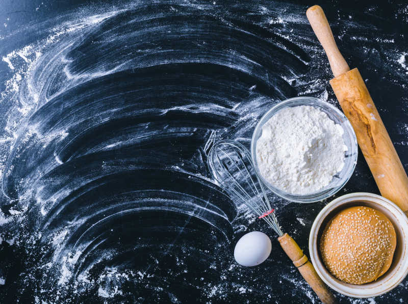 做糕点的食材及器具