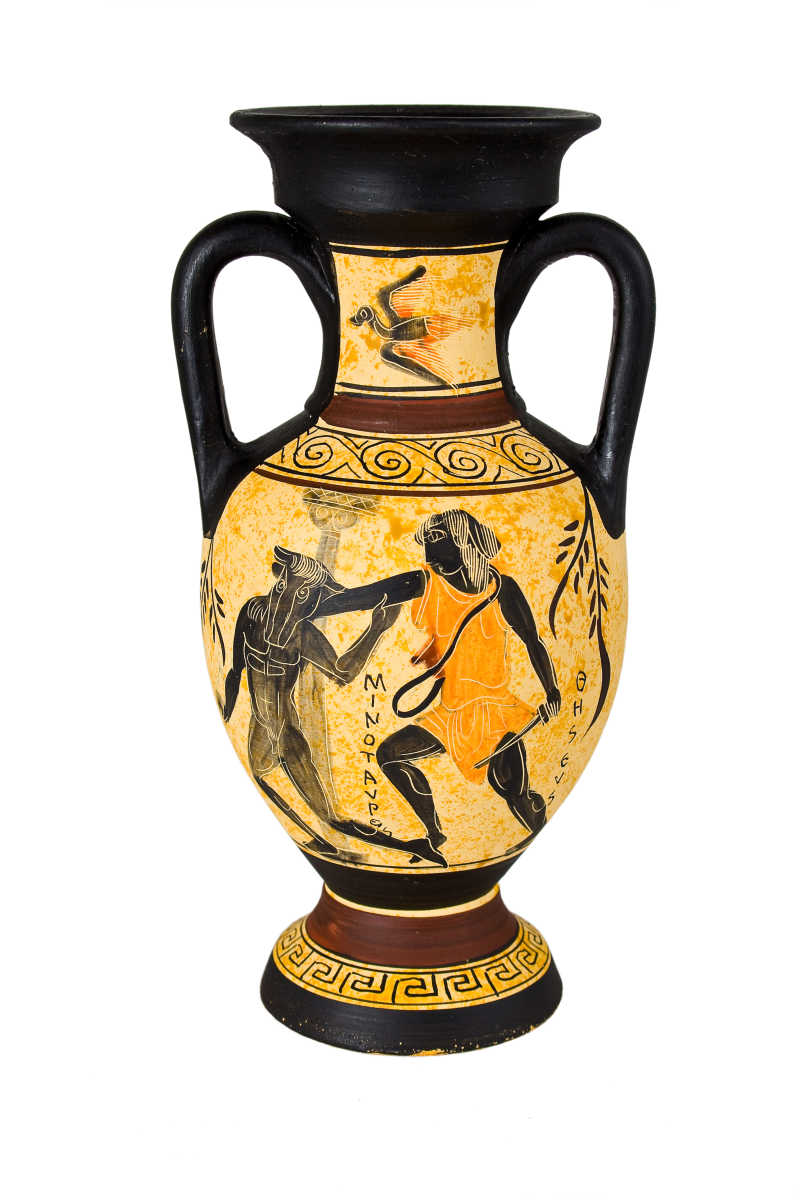 古希腊花瓶图片 带有花纹的古希腊花瓶素材 高清图片 摄影照片 寻图免费打包下载