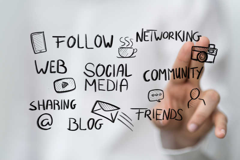 移动互联网通讯创意标志