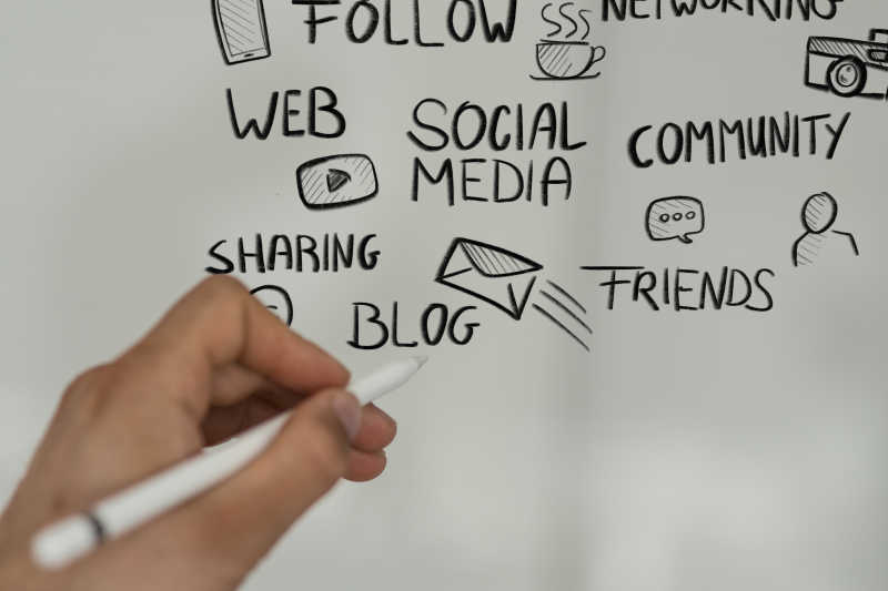 手写互联网通讯标注