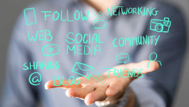 互联网通讯背景创意