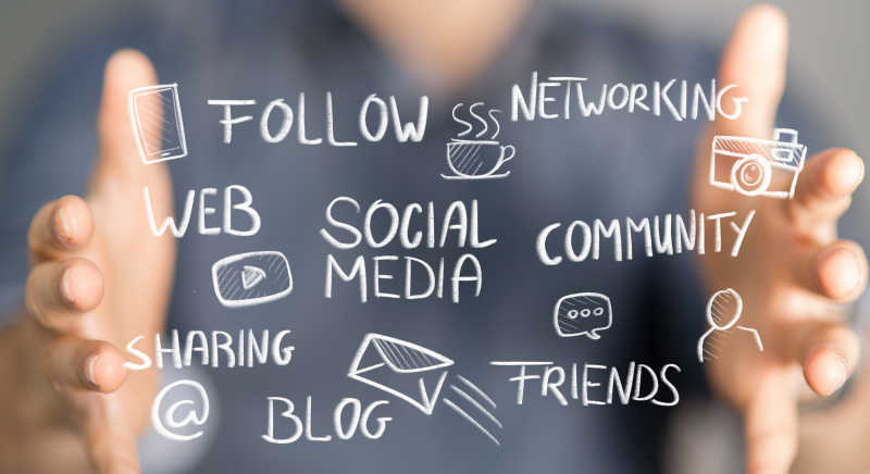 互联网通讯云背景