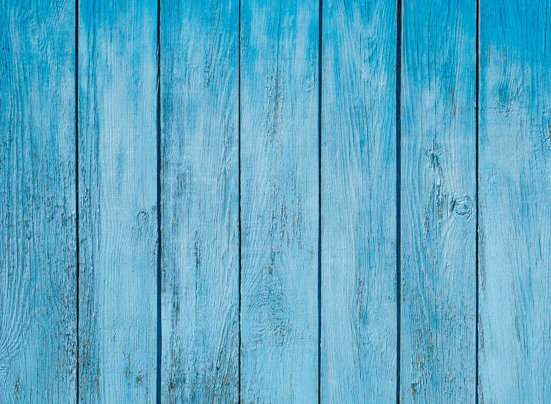 蓝色老木板纹理背景