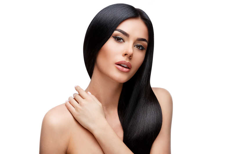 自信美丽的女子