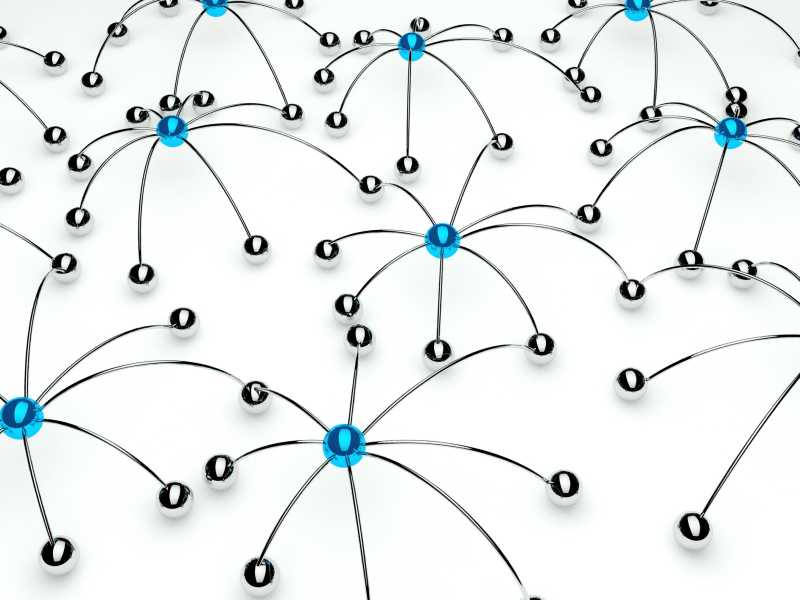 体现网络与通信的抽象设计概念图