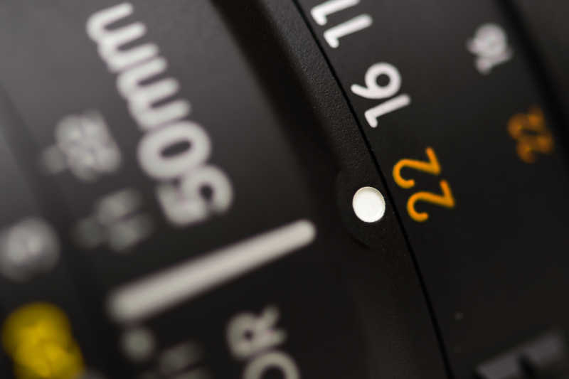 镜头标记的特写