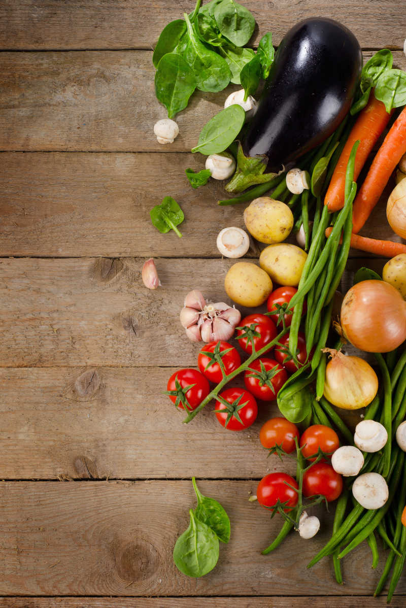 新鲜健康有机蔬菜