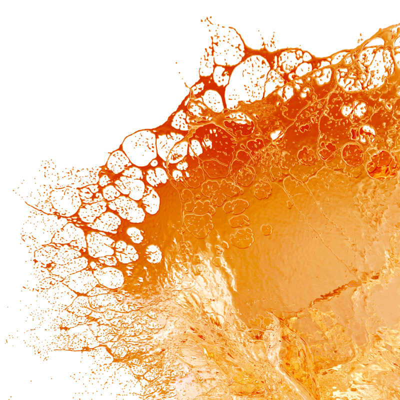 空中飞溅的液体