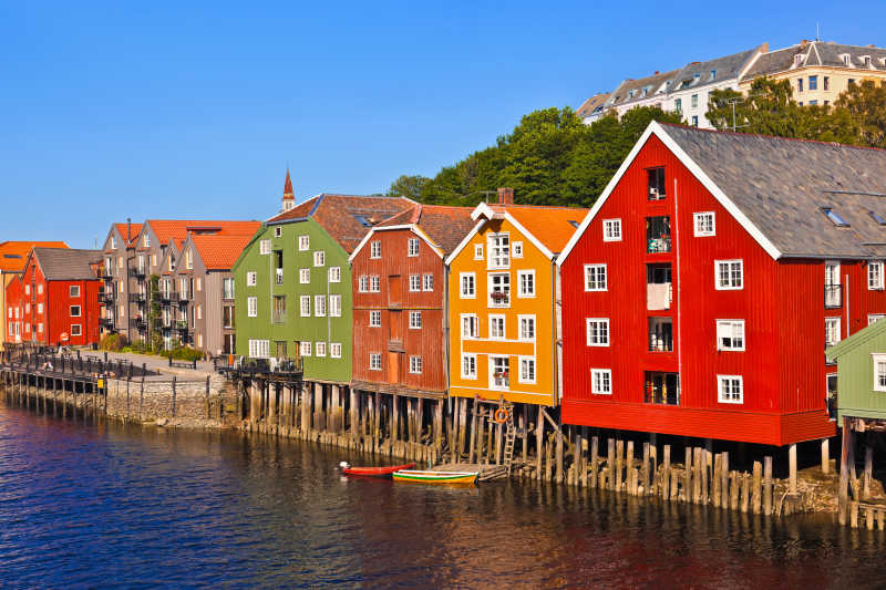 挪威城市建筑风貌